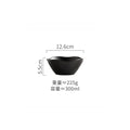 Ljojo Matte Striped Ceramic Deep Plate Set - Creative Tableware for Restaurants