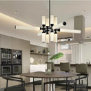 Ljojo LED Pendant Light Glass Hanging Chandelier for Living Dining Room Bedroom Decor