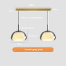 Nordic Designer Glass Chandelier Living Room Luxury Pendant Light by Ljojo