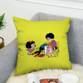 Ljojo 45x45 Short Plush Cushion Cover for Bed, Sofa, Car - 45*45 Throw