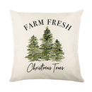 Christmas Decor Pillow Cover 18x18 in Linen Throw - Ljojo Home Decor