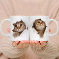 Funny Ceramic White Coffee Mug Set for Boss, Perfect Birthday & Christmas Gifts, by Ljojo.