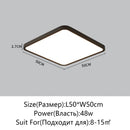Ljojo LED Ceiling Light: Remote Dimming Modern Fixture for Home Decor