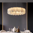 Luxurious Modern Natural Marble Ceiling Chandelier for Living Rooms and Dining Areas by Ljojo