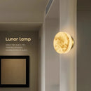 Ljojo Marble Round Led Wall Lamp: Minimalist Nordic Design for Modern Living Room
