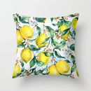 Lemon Pattern Summer Cushion Cover for Sofa Decor by Ljojo