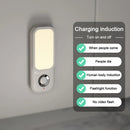 LED Induction Night Light Intelligent Wireless Charging Plug-In Bedroom Night Light With Flashlight by Ljojo