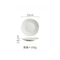 Ljojo Matte Ceramic Steak Plate Pasta Sushi Salad Molecular Cuisine Tableware