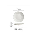 Ljojo Matte Ceramic Steak Plate Pasta Sushi Salad Molecular Cuisine Tableware