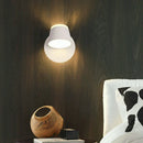 Ljojo LED Swivel Wall Sconces, Aluminum Up Down Light, 3000K Warm White, 6500K White