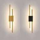 LED Copper Line Pipe Wall Sconce for Bedroom & Living Room by Ljojo