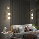 Modern Gold LED Wall Lamp for Living Room Corridor Bedroom Dining Room by Ljojo