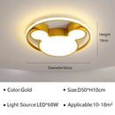 Minimalist Ring LED Ceiling Lamp for Bedroom | Modern Indoor Lighting Fixture by Ljojo