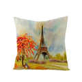 Ljojo Maple Leaf Sunflower Pillowcase for Living Room Bedroom Decor, 45*45cm
