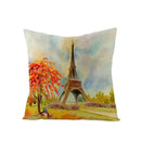 Ljojo Maple Leaf Sunflower Pillowcase for Living Room Bedroom Decor, 45*45cm