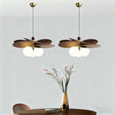 Rattan Glass Ceiling Chandelier Modern Boho Chic Lighting by Ljojo