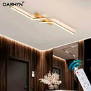 Ljojo LED Ceiling Light: Modern Scandinavian Simple Lines Ceiling Lighting