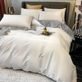 Ljojo 100% Cotton Bedding Set: Duvet Cover, Sheet, Pillowcases. Various Sizes Available.