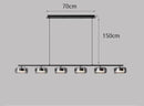 Nordic Glass Pendant Light Fixture for Dining Room by Ljojo - Modern Hanging Ceiling Lamp