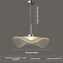 Nordic Restaurant Chandelier Lotus Leaf Straw Hat Lamp for Bedroom by Ljojo