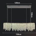Ljojo Luxury Crystal Chandelier for Living Room Dining Room Lighting