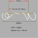 Modern Long Hose Led Ceiling Chandelier for Dining Room Kitchen Bar Pendant Lighting by Ljojo