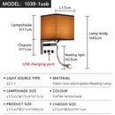 Ljojo LED Wall Lamps with Switch USB Reading Lights for Modern Home Decor