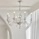 French Medieval Style Glass Crystal Chandelier Pendant Lights by Ljojo - Elegant Living Room Lighting
