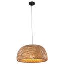 Bamboo Pendant Lamps Hand Knitted Chinese Style Weaving Hanging Lamps 26cm - Restaurant Home Decor Lighting Fixtures