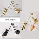 LED Wall Lamp Adjustable Foldable Telescopic Swing Arm Sconce by Ljojo - Modern Bedside Lighting Decor