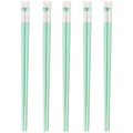 Ljojo Love Alloy Chopsticks Set - Non-Slip, Healthy, Korean Style, 5 Pairs