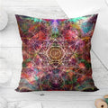 Ljojo Mandala Sun Moon Pillowcase: Bohemian Sofa Cushion Cover