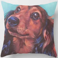 Cute Dog Pattern Square Pillow Covers For Home Decor by Ljojo