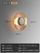 Italian Design LED Cracked Glass Wall Lamp Modern Minimalist Light Fixtures Home Decor Ljojo