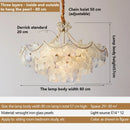 Crystal Snow Petals Chandelier | Modern Luxury Living Room Lighting by Ljojo