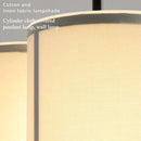 LED Japanese Chandelier Pendant Light Elegant Fabric Lamp for Living Room Bedroom Restaurant - Ljojo