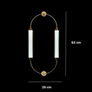 Italian Minimalist Gold Long-Line Tube Floor Lamp, Dimmable LED Wall Lamp for Living Room - Ljojo