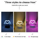 LED Heart Night Light Home Decoration - Ljojo Fancy Lighting Gift for Birthday & Christmas