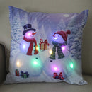 Ljojo LED Christmas Pillow Cover for Festive Holiday Decor