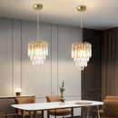Crystal Pendant Light: Light Luxury Bar Counters LED Hanging Lamp & Home Lighting by Ljojo