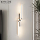 Ljojo LED Strip Wall Lamp with Remote Dimming for Home Indoor Lighting