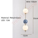 LED Pendant Light White Glass Ball Hanging Lamp 4000K for Dining Room Kitchen by Ljojo