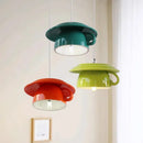 Colorful Tea Cup Pendant Lamps LED Ceramic Hanging Lamp - Ljojo