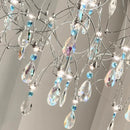 Luxury Blue Crystal Chandelier LED Pendant Light Modern Art Design Ljojo