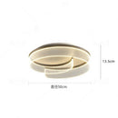 Modern Minimalist LED Ceiling Chandelier Cream Eye Protection Pendant Light by Ljojo for Bedroom Dinning Lighting