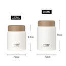 Ljojo Mini Stainless Steel Thermal Lunch Box - Leak-Proof Vacuum Flask