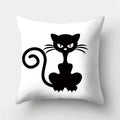 Cute Cat Cushion Cover 45x45cm - Ljojo Home Decor Pillowcases