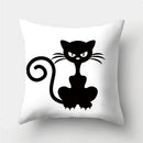 Cute Cat Cushion Cover 45x45cm - Ljojo Home Decor Pillowcases