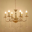 French Gold Iron Art Pendant Lantern Pavilion Wedding Props Ljojo