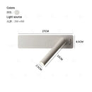 Black Nordic LED bedside wall lamp by Ljojo - Rotating wall lamp for bedroom, living room and study